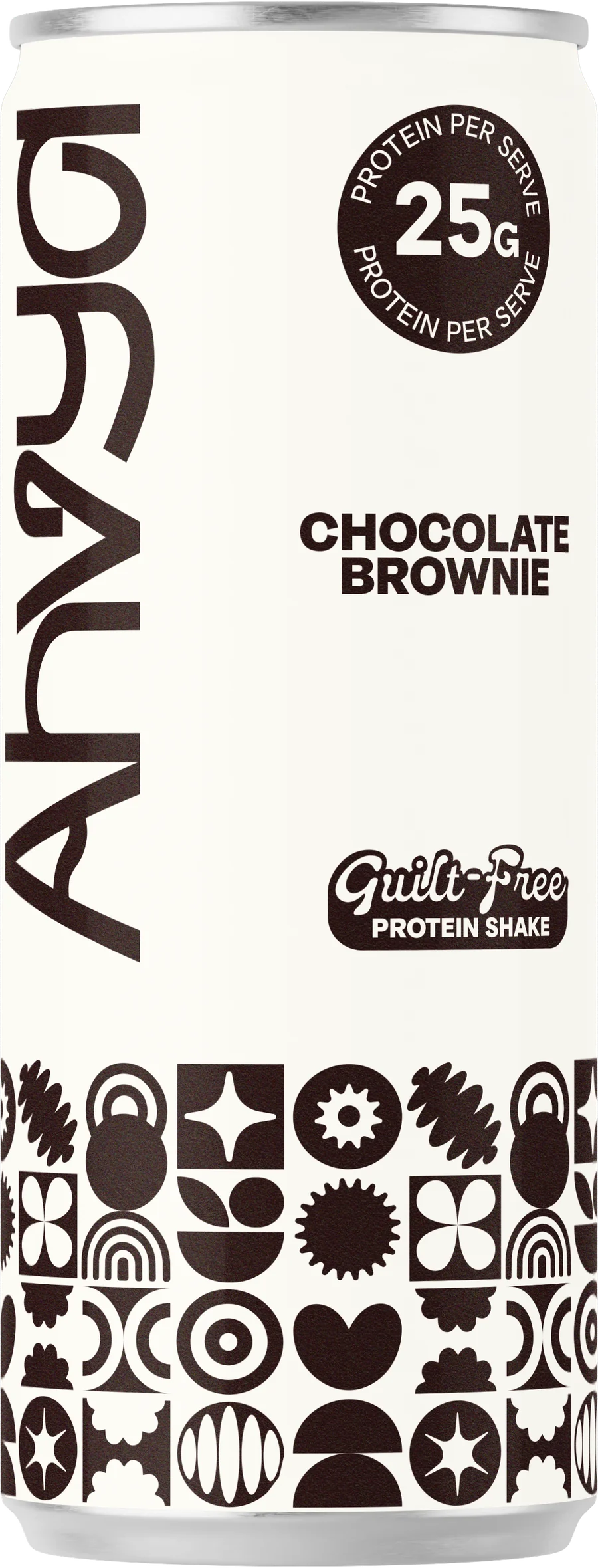 Ahvya Chocolate Brownie protein shake can